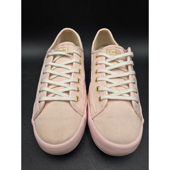 Keds Shoes Womens 10 Pink Kickstart Floral Embroidered Spring Faiy Cottage - Picture 2 of 9